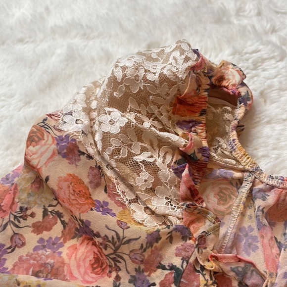 For Love & Lemons Gardenia Robe - SIZE: XXS - Picture 5 of 9
